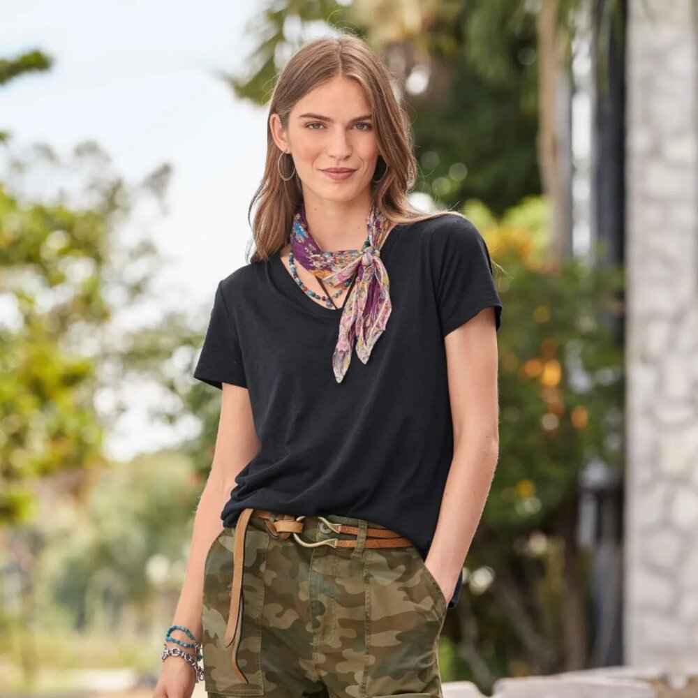 Sundance Easy Everyday Tee in Black, Size M, New in packaging